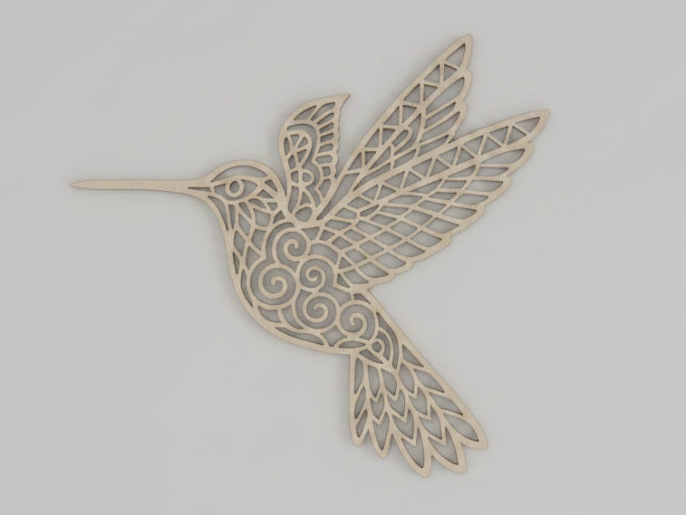 Hummingbird Blank for crafters, ready to paint or epoxy