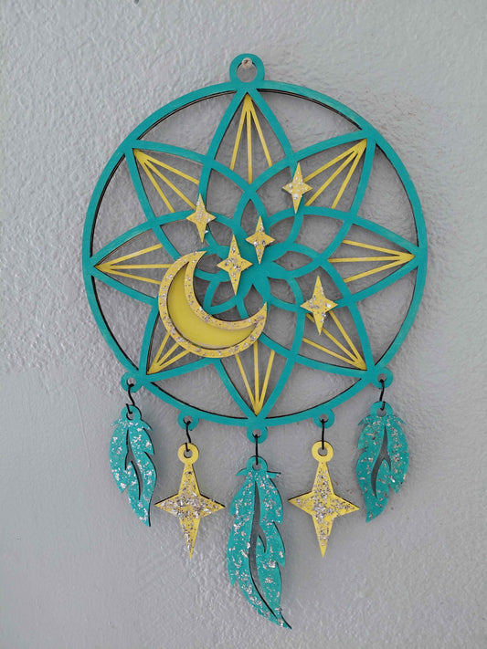 Wood Dream Catcher Custom American Made 11 Inches Round