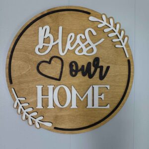 Bless Our Home Door Hanger